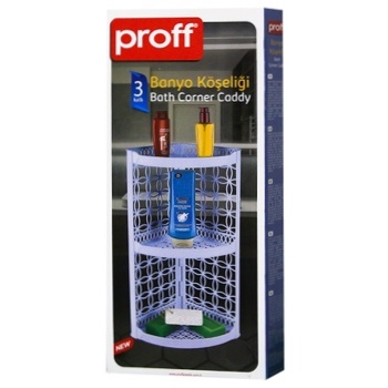 Proff Corner Plastic Bathroom Shelf - buy, prices for - photo 1