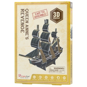 CubicFun 3D Puzzle Builder Queen's Revenge Ship - buy, prices for COSMOS - photo 1