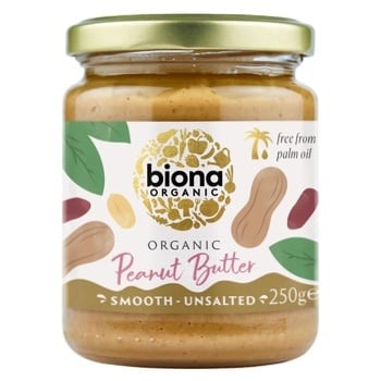 Biona Organic Unsalted Peanut Butter 250g - buy, prices for WINETIME - photo 1