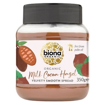 Biona Organic Milk Chocolate-Hazelnut Cocoa Spread 350g - buy, prices for WINETIME - photo 1