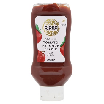 Кетчуп Biona Organic Классический томатный 560г - купить, цены на WINETIME - фото 1