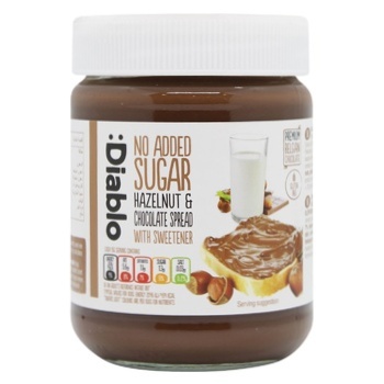 Diablo Sugar-Free Chocolate-Hazelnut Spread 350g - buy, prices for WINETIME - photo 1