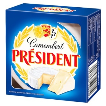 Сыр мягкий President Камамбер 60% 90г - купить, цены на Auchan - фото 1