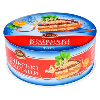 Торт БКК Киевские каштаны 450г - купить, цены на ULTRAMARKET - фото 1