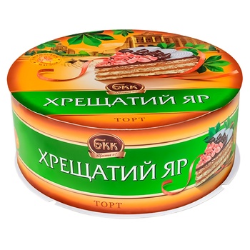 Торт БКК Крещатый яр 850г - купить, цены на Auchan - фото 1