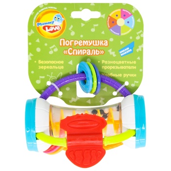 Игрушка погремушка спираль - купить, цены на - фото 1