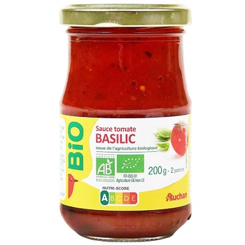 Auchan Bio Tomato Sauce 200g - buy, prices for Auchan - photo 1