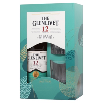 Glenlivet Double Oak 12yo Whiskey 40% 0.7l + 2 Glasses - buy, prices for - photo 4