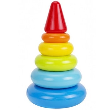 Stacking pyramid hot sale toy