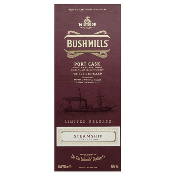 Виски Bushmills Steamship Port Cask 40% 0,7л - купить, цены на - фото 3