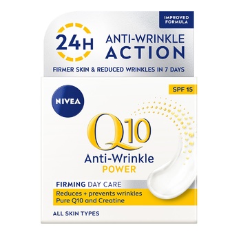 Nivea Q10 Power SPF 15 Day Anti-Wrinkle Face Cream 50ml - buy, prices for EKO Market - photo 1