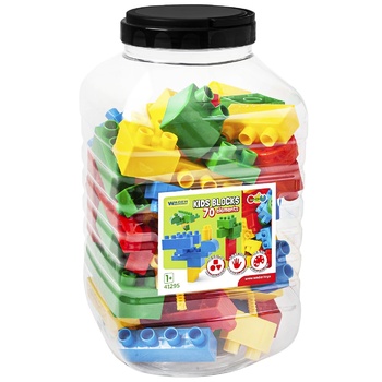 Wader Kids Blocks Constructor 70pcs - buy, prices for Auchan - photo 1