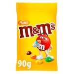 Драже M&M's с арахисом и молочным шоколадом 90г