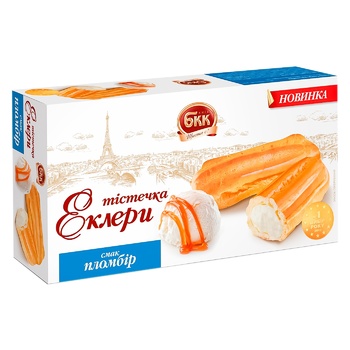 BKK Eclairs with Plombir Flavor 240g - buy, prices for Vostorg - photo 1