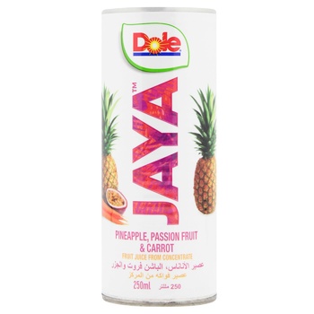 Dole Jaya Pineapple-Passion Fruit-Carrot Juice 250ml - buy, prices for - photo 1