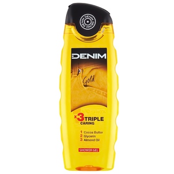 Гель для душу Denim Gold Triple Caring 400мл - купити, ціни на Auchan - фото 1