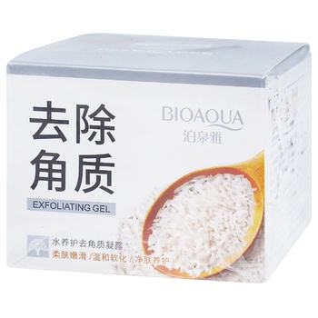 Гель-пілинг Bioaqua Rice Exfoliation для обличчя 140мл - купити, ціни на Auchan - фото 1