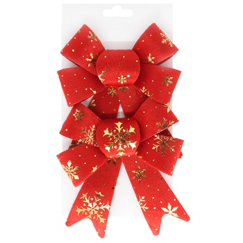 Happycom Bow with Velvet Gold 13х17х4.5cm 2pcs - buy, prices for MegaMarket - photo 3