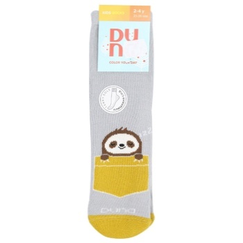 Duna Light Gray Children's Socks 16-18s - buy, prices for ULTRAMARKET - photo 1