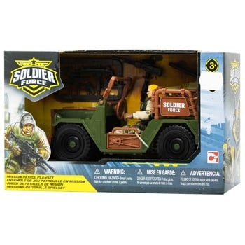 Игрушка Chap Mei Patrol Jeep солдаты - купить, цены на МегаМаркет - фото 1