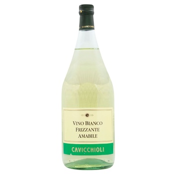 Cavicchioli Vino Bianco Frizzante Amabile White Semisweet Sparkling Wine 8% 1.5l - buy, prices for WINETIME - photo 1