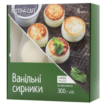Pesto Cafe Frozen Syrniki 300g - buy, prices for MasterZoo - photo 1