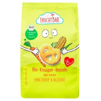 Frucht Bar Corn Pretzels with Carrot Flavor 25g - buy, prices for - photo 2