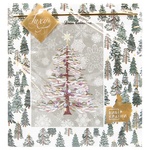 Серветка Luxy новорічний ліс 33х33см 18шт