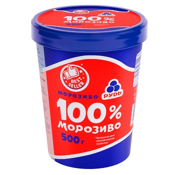 Мороженое Рудь 100% 500г - купить, цены на Auchan - фото 1