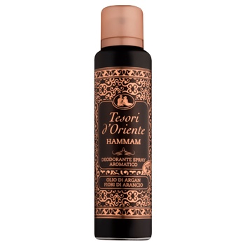 Tesori d`Oriente Hammam Argan Oil and Orange Blossom Deodorant 150ml