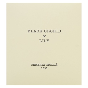 Свічка ароматична Cereria Molla Premium Black Orchid & Lily 600г - купити, ціни на WINETIME - фото 2