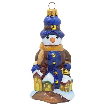 Rizdviani Istorii Star Snowman in City Christmas Decoration - buy, prices for WINETIME - photo 1