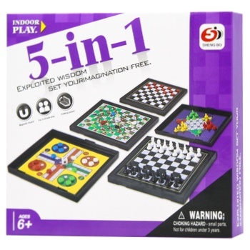 Children's Board Game 5 in 1 - buy, prices for - photo 1