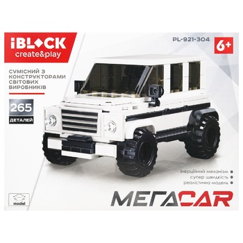Іграшка Iblock конструктор машинка - купити, ціни на МегаМаркет - фото 2