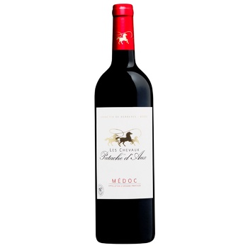 Вино Les Chevaux de Patache d'Aux Medoc красное сухое 13% 0,75л - купить, цены на WINETIME - фото 1