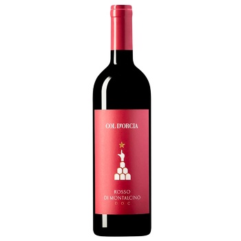 Вино Col d’Orcia Rosso di Montalcino DOC красное сухое 14,5% 0,75л - купить, цены на WINETIME - фото 1