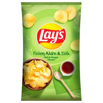 Чипсы Lay's Соль и уксус 130г - купить, цены на Восторг - фото 1