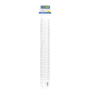 Buromax Plastic Ruler with Holder 30cm - buy, prices for ULTRAMARKET - photo 1