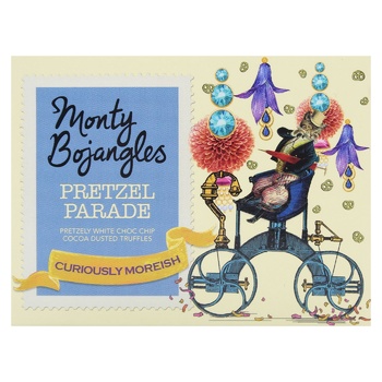 Monty Bojangles Pretzel Parade Cocoa Dusted Truffles with Salted Corn Pretzel Pieces and White Chocolate Pieces 100g - buy, prices for WINETIME - photo 2