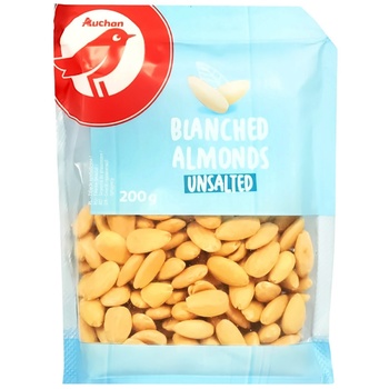 Auchan Blanched Roasted Unsalted Almonds 200g - buy, prices for Auchan - photo 1