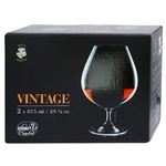 Bohemia Crystal Vintage Cognac Glass Set 875ml 2pcs