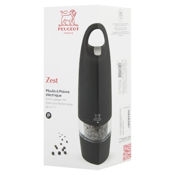 Peugeot Zest Black Electric Pepper Mill 18cm - buy, prices for WINETIME - photo 1