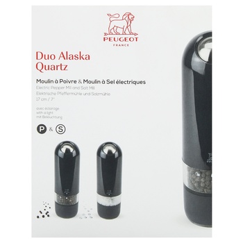 Peugeot Alaska Electric Salt and Pepper Mill Set 17cm - buy, prices for WINETIME - photo 2