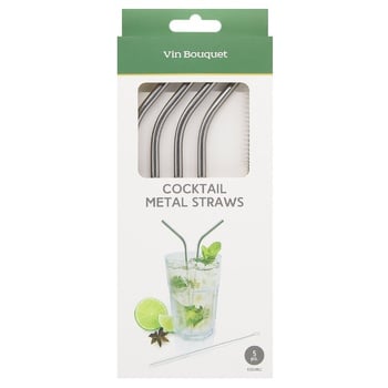 Vin Bouquet Cocktail Metal Straws 4pcs - buy, prices for WINETIME - photo 2