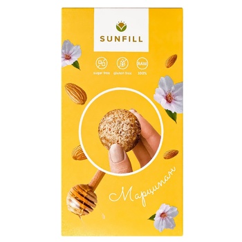 Цукерки Sunfill Марципан без цукру та глютену 150г - купити, ціни на NOVUS - фото 2