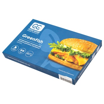 GreenGo GreenFish Burger Vegetable Cutlet 240g - buy, prices for MegaMarket - photo 1