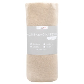 Home Line Knitted Beige Bed Sheet 200x200cm - buy, prices for - photo 1