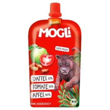 Mogli Organic Puree with Date, Tomato and Apple 120g - buy, prices for - photo 1