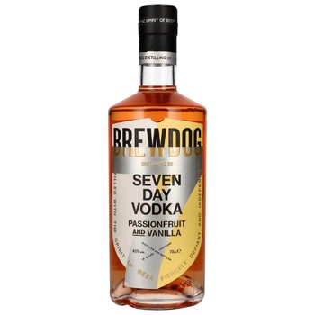 Brewdog Seven Day Passionfruit and Vanilla Vodka 40% 0.7l - buy, prices for ULTRAMARKET - photo 1