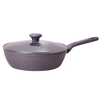 Сотейник Kamille 4276GR с крышкой 26х7,5см - купить, цены на - фото 1